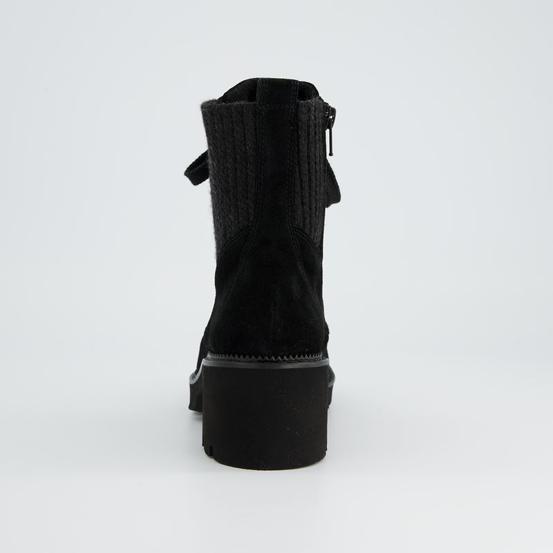 
                  
                    Paul Green Soft Suede Black Lace Up Ankle Boot
                  
                