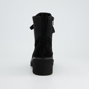 
                  
                    Paul Green Soft Suede Black Lace Up Ankle Boot
                  
                