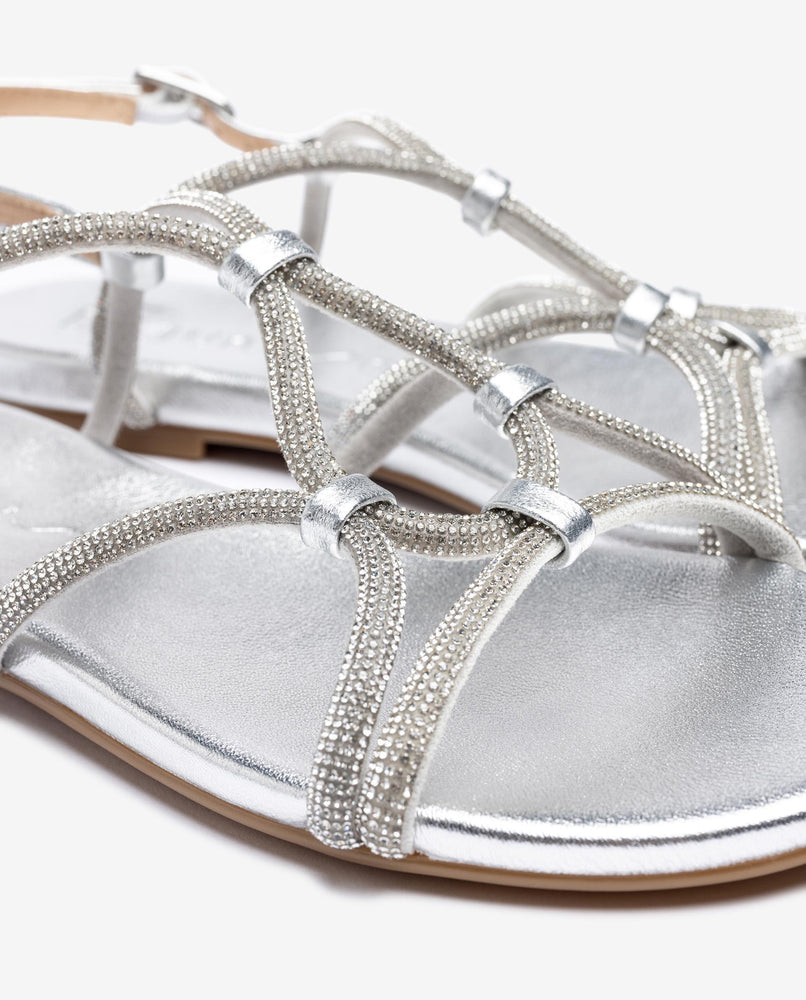 
                  
                    Unisa Copper Gladiator Silver Sandal
                  
                