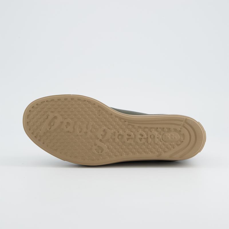 
                  
                    Paul Green Olive Leather Elastic Trainer
                  
                