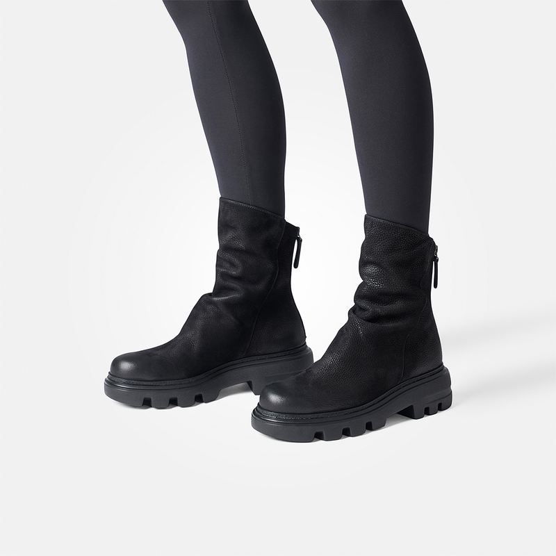 
                  
                    Paul Green Grained Nubuck Zip Ankle Boots
                  
                