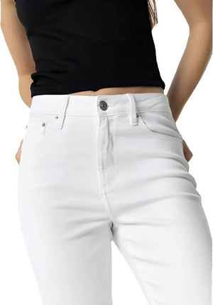
                  
                    Tiffosi Megan Cropped White Jeans
                  
                
