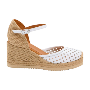 
                  
                    Unisa Celera White Espadrille Wedge
                  
                