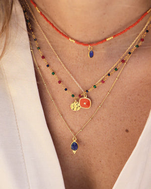 
                  
                    Nilaï Mini Stones Necklace - Multi
                  
                
