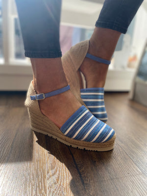 
                  
                    UNISA CANSIO 23 STRIPE ESPADRILLE WEDGE + COLOURS
                  
                