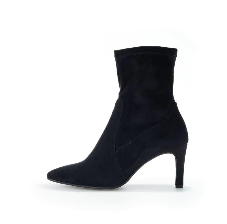 GABOR SUEDE HIGH HEELED ANKLE BOOT 95.881.47